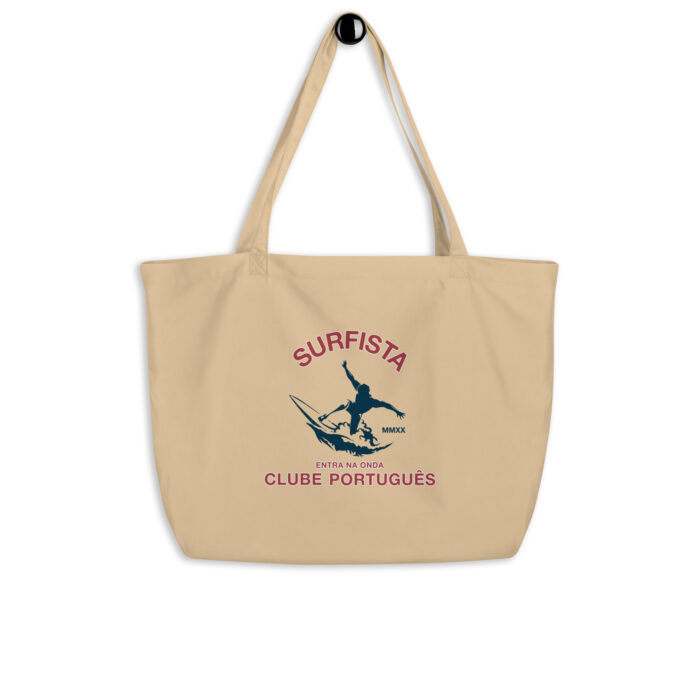 Large organic tote bag